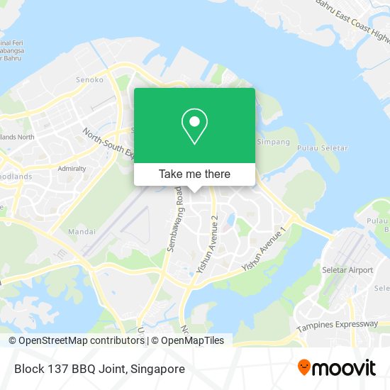 Block 137 BBQ Joint map