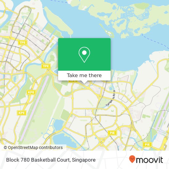 Block 780 Basketball Court map