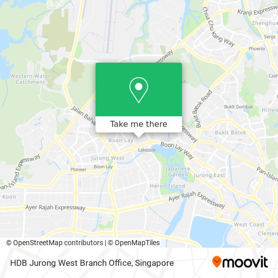 HDB Jurong West Branch Office map
