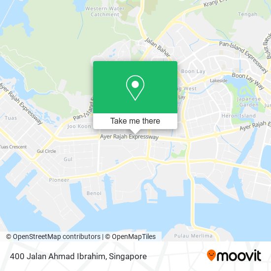 400 Jalan Ahmad Ibrahim map