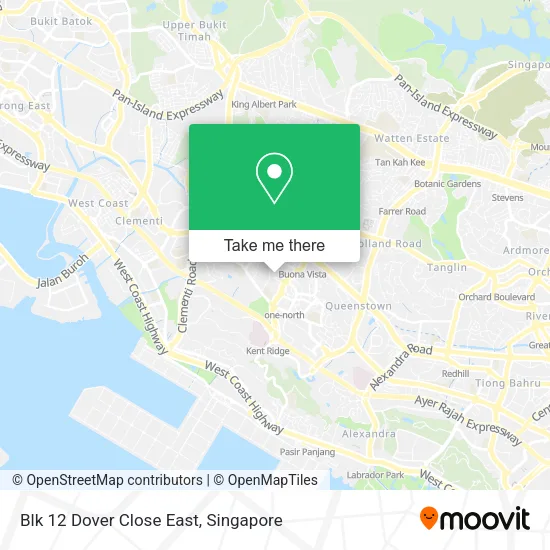 Blk 12 Dover Close East map