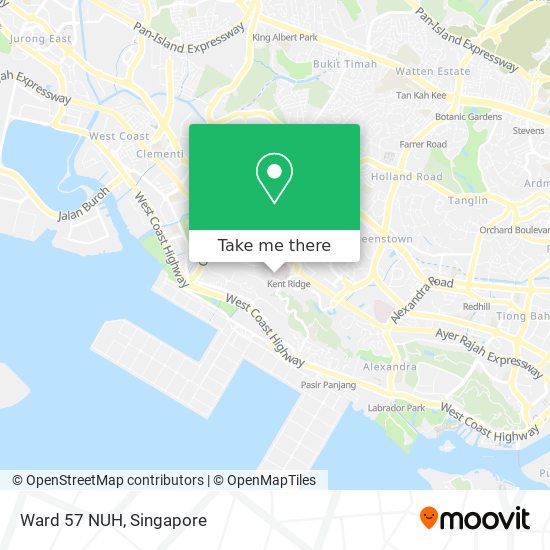 Ward 57 NUH map
