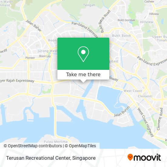 Terusan Recreational Center map