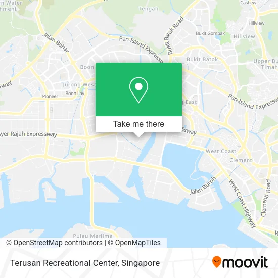 Terusan Recreational Center map
