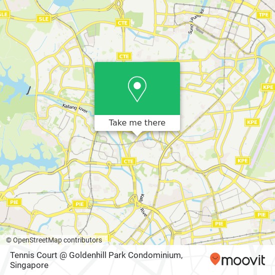 Tennis Court @ Goldenhill Park Condominium map