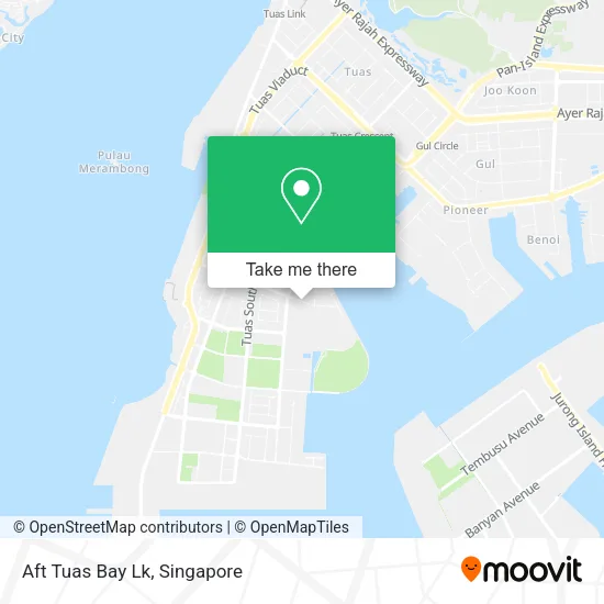 Aft Tuas Bay Lk map