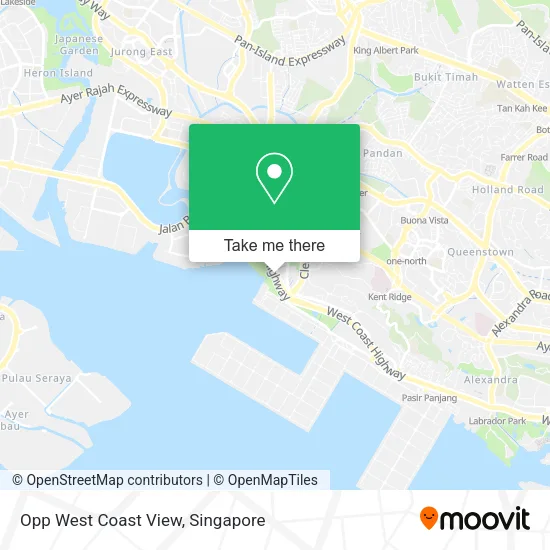 Opp West Coast View map