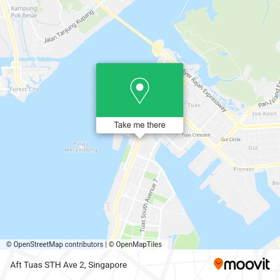 Aft Tuas STH Ave 2 map