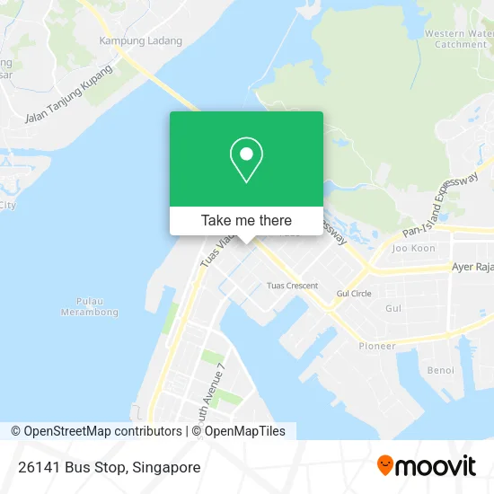 26141 Bus Stop map