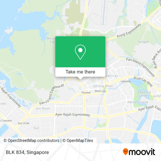 BLK 834 map