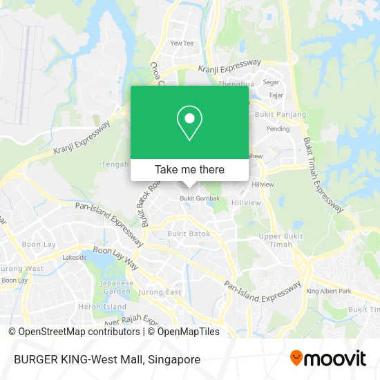 BURGER KING-West Mall地图