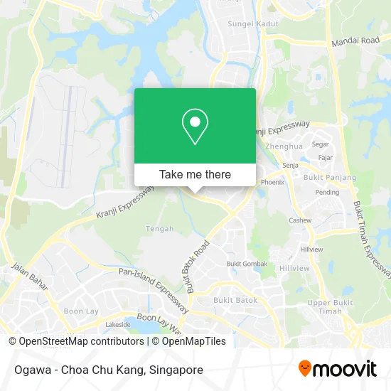 Ogawa - Choa Chu Kang map
