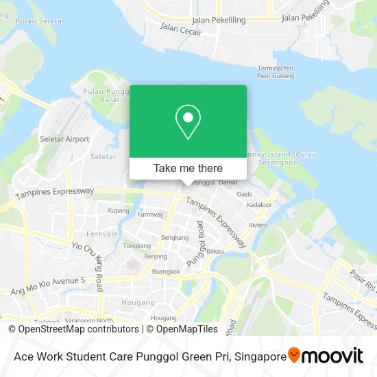 Ace Work Student Care Punggol Green Pri map