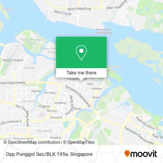 Opp Punggol Sec/BLK 195e map