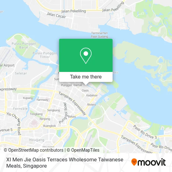 XI Men Jie Oasis Terraces Wholesome Taiwanese Meals map