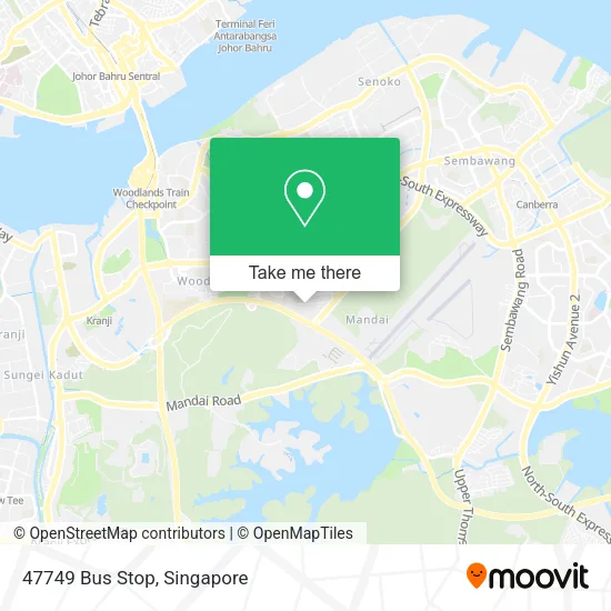 47749 Bus Stop map