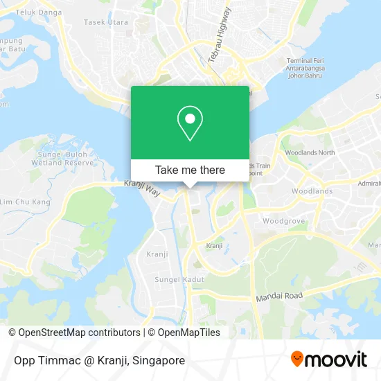 Opp Timmac @ Kranji map