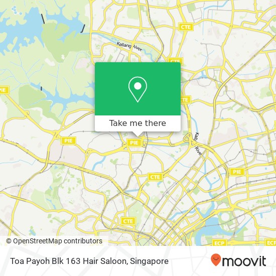 Toa Payoh Blk 163 Hair Saloon地图