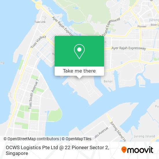 OCWS Logistics Pte Ltd @ 22 Pioneer Sector 2 map