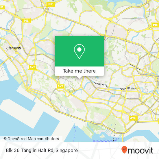 Blk 36 Tanglin Halt Rd map