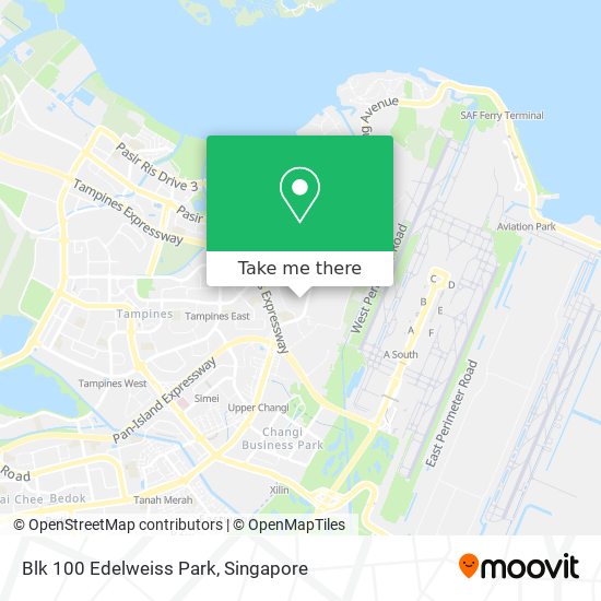 Blk 100 Edelweiss Park map