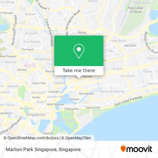 Marlion Park Singapore map