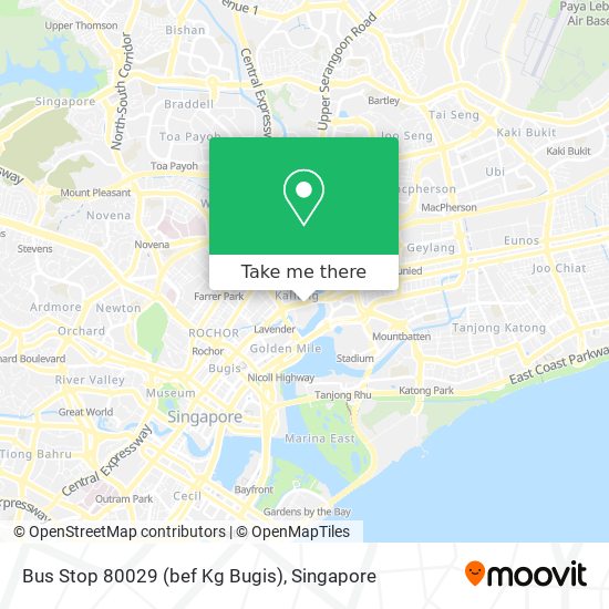 Bus Stop 80029 (bef Kg Bugis) map