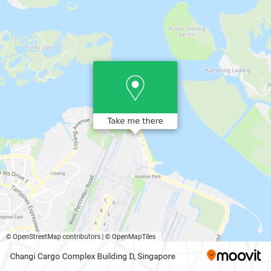 Changi Cargo Complex Building D map
