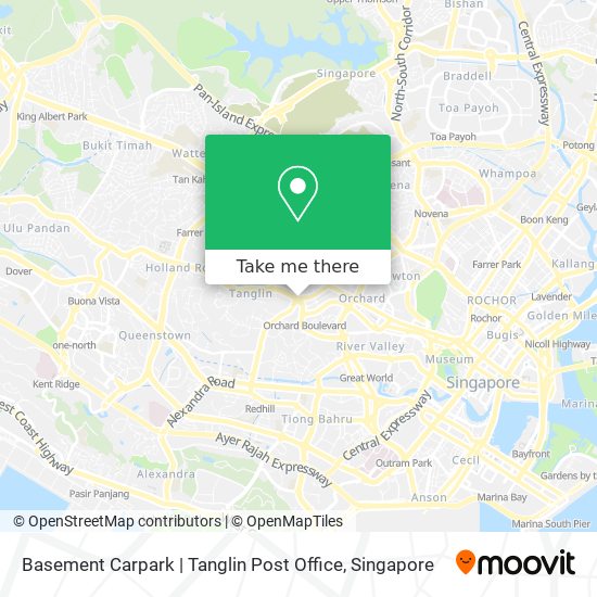 Basement Carpark | Tanglin Post Office map
