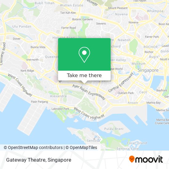 Gateway Theatre map