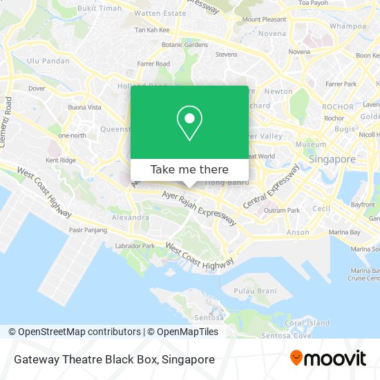 Gateway Theatre Black Box map