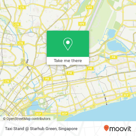 Taxi Stand @ Starhub Green map