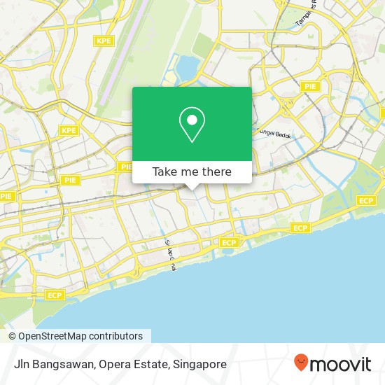 Jln Bangsawan, Opera Estate map