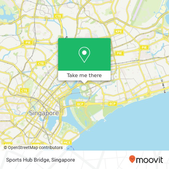 Sports Hub Bridge map