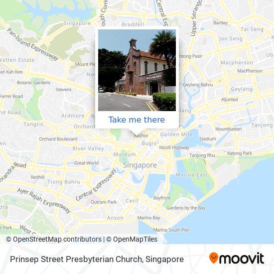 Prinsep Street Presbyterian Church map