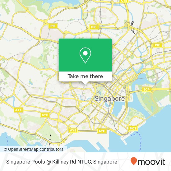 Singapore Pools @ Killiney Rd NTUC map