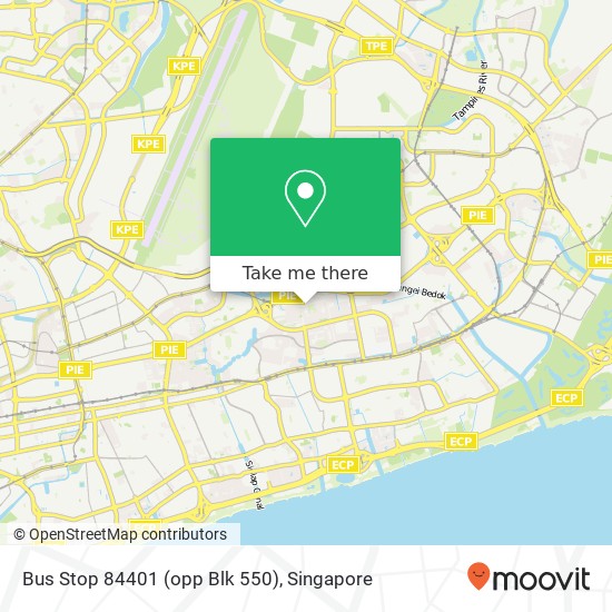 Bus Stop 84401 (opp Blk 550)地图