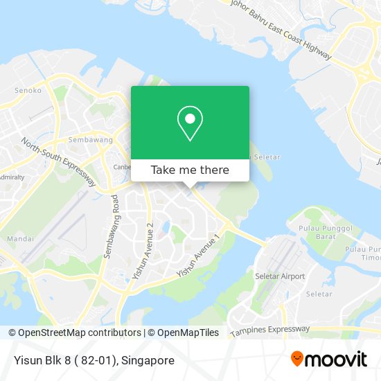 Yisun Blk 8 ( 82-01) map