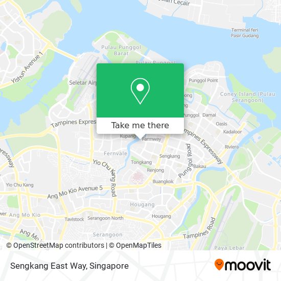 Sengkang East Way地图