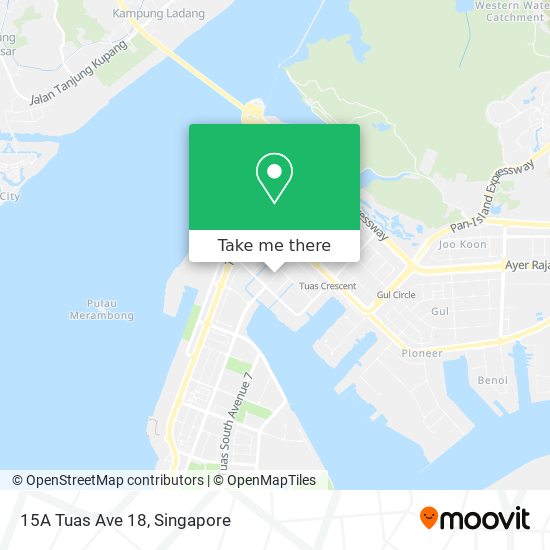 15A Tuas Ave 18 map