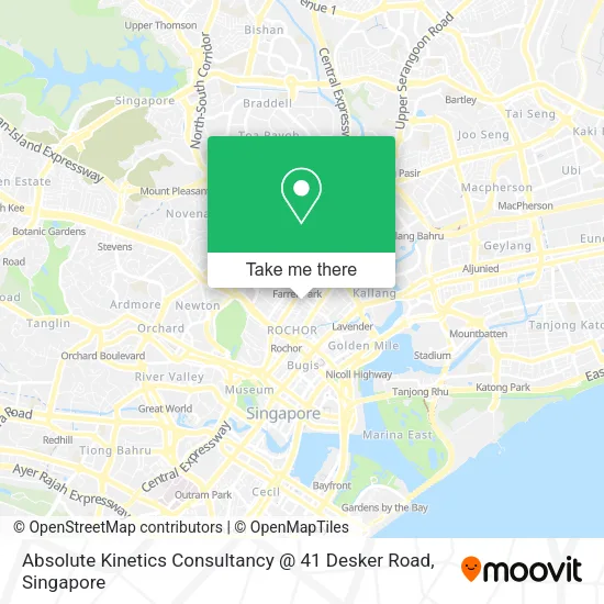 Absolute Kinetics Consultancy @ 41 Desker Road map