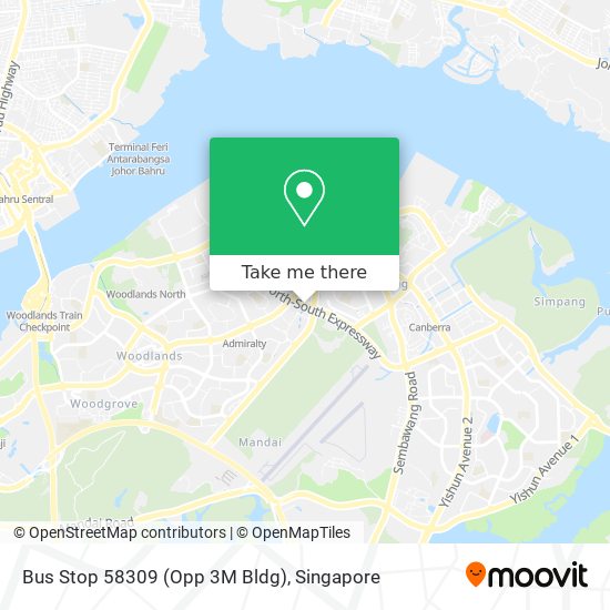 Bus Stop 58309 (Opp 3M Bldg) map