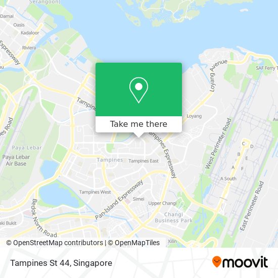 Tampines St 44 map