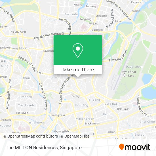 The MILTON Residences map