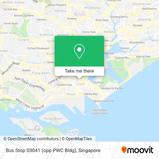 Bus Stop 03041 (opp PWC Bldg) map
