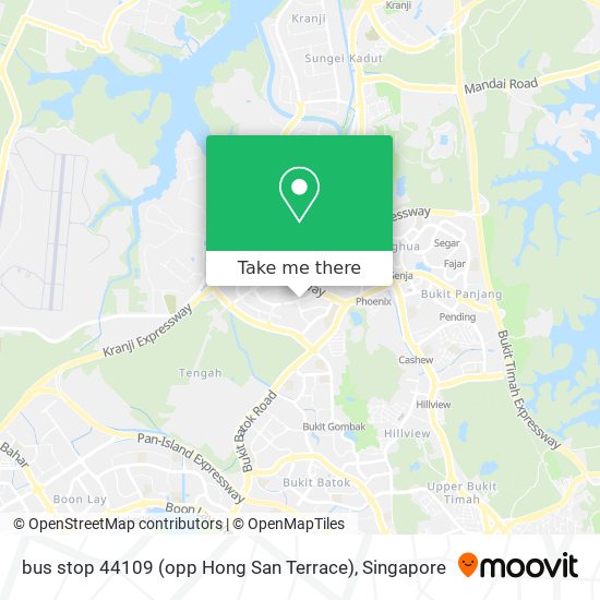 bus stop 44109 (opp Hong San Terrace) map