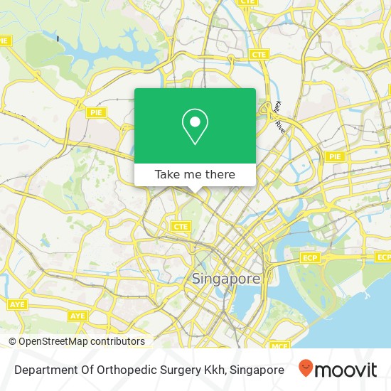 Department Of Orthopedic Surgery Kkh map