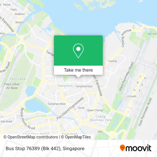 Bus Stop 76389 (Blk 442) map