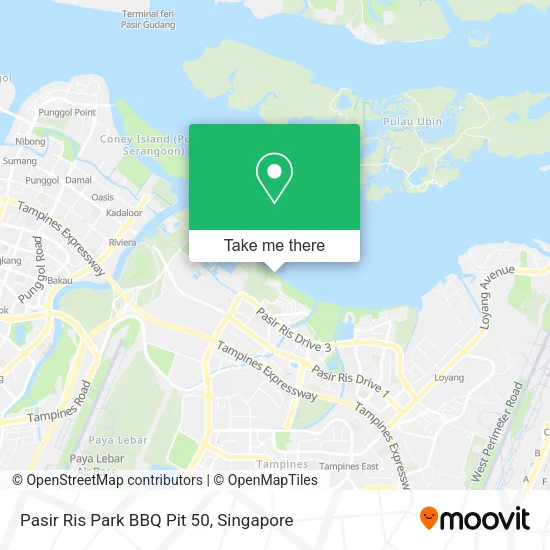 Pasir Ris Park BBQ Pit 50 map