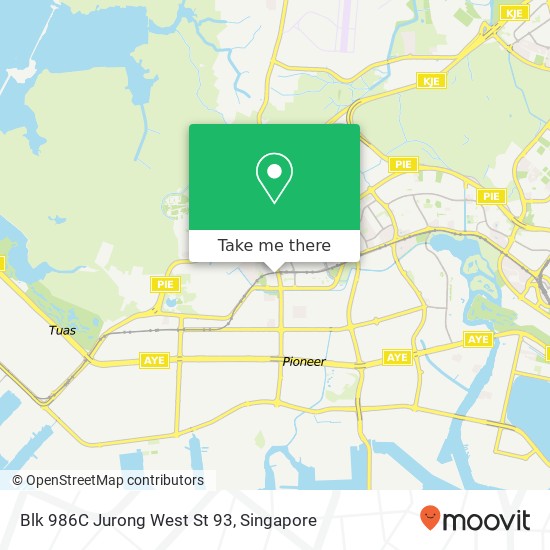 Blk 986C Jurong West St 93地图